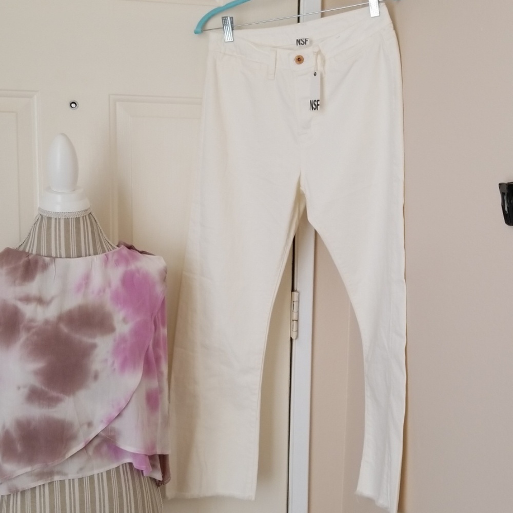 NSF Jeans, new  IVORY,   Sz 26